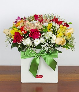 Arranjo Floral As cores da vida