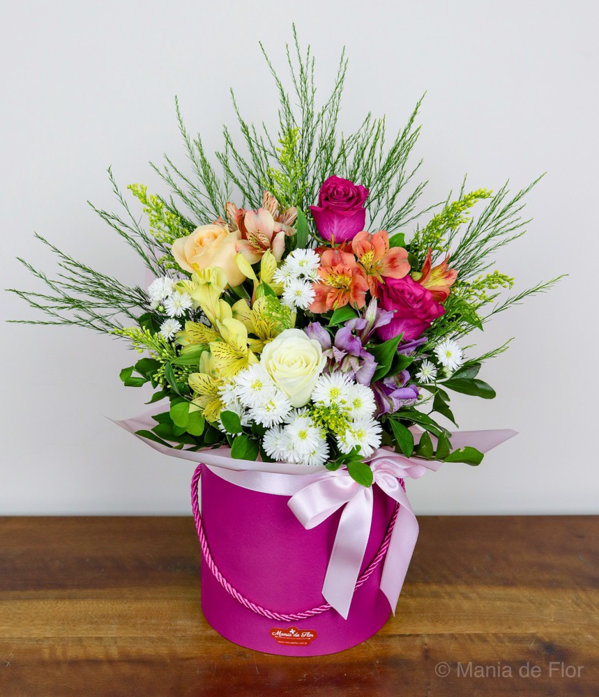 Arranjo misto de flores - Pura Emozione